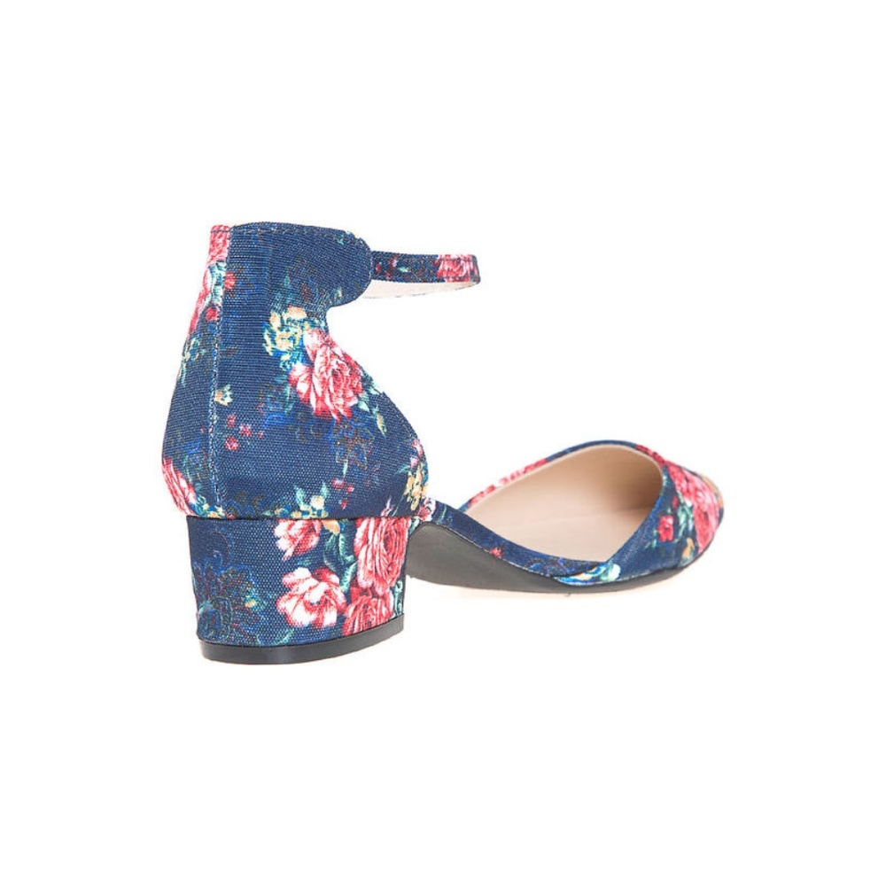 Floral Ankle Strap Sandal - Picture 3 of 4